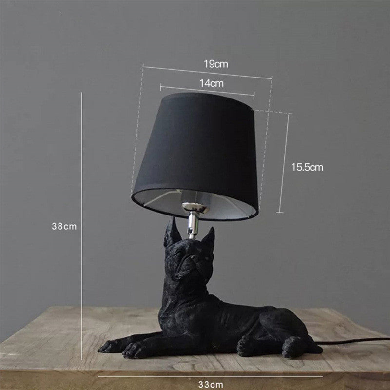 Vintage Paws Retro Dog Desk Lamp