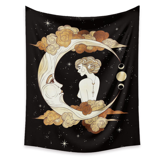 Lunar Glow Wall Tapestry