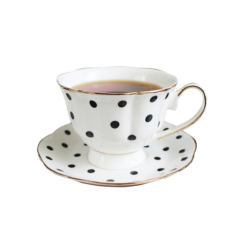 Wonderland Whimsy: Monochrome Tea Cups