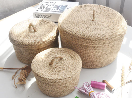 Woven Table Top Storage