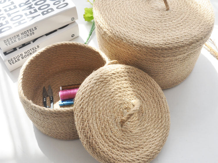 Woven Table Top Storage