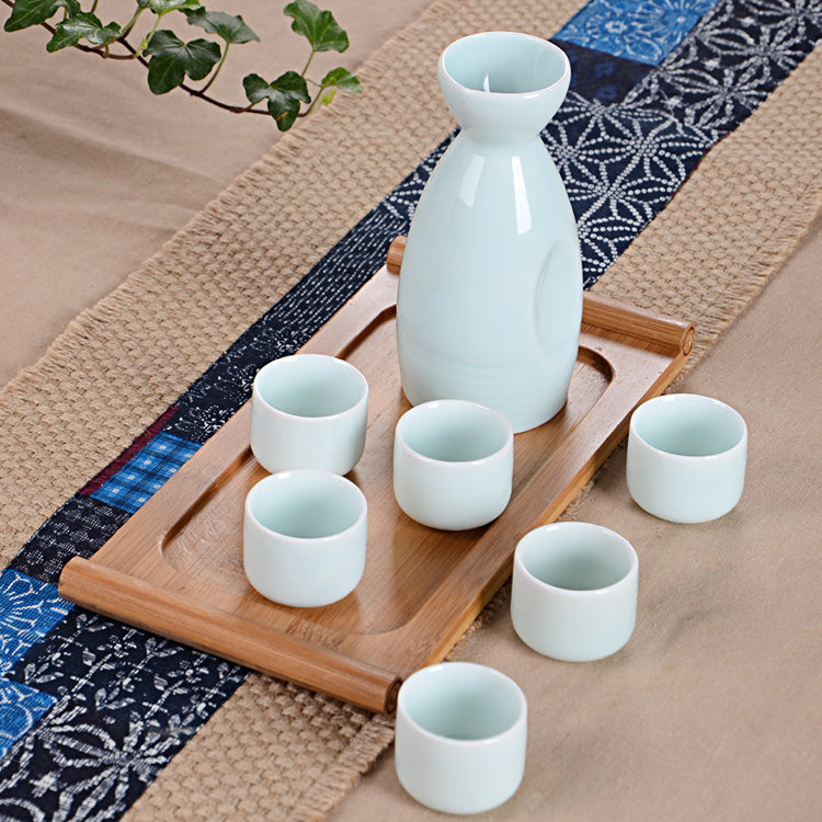 Ceramic Carafe and Glass Set: Artisan's Pour