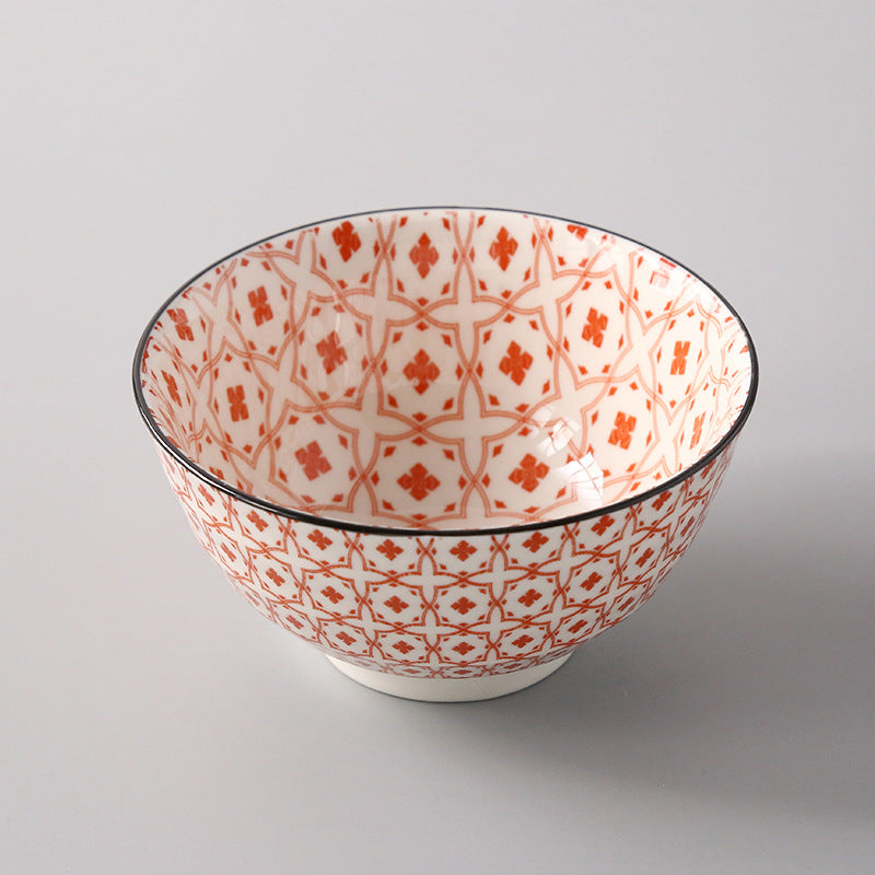 Kaleidoscope Kaiseki: Colourful Rice Bowl Japanese Style Tableware