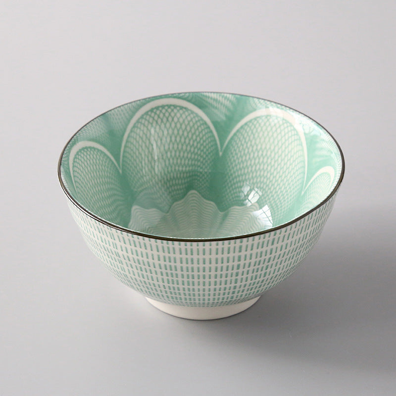 Kaleidoscope Kaiseki: Colourful Rice Bowl Japanese Style Tableware