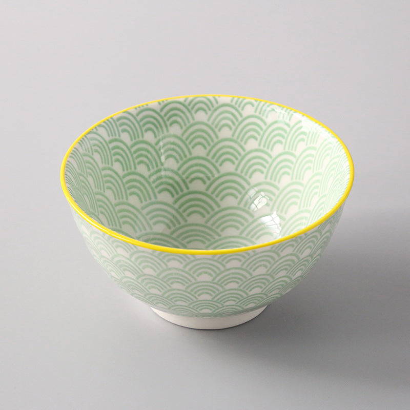 Kaleidoscope Kaiseki: Colourful Rice Bowl Japanese Style Tableware