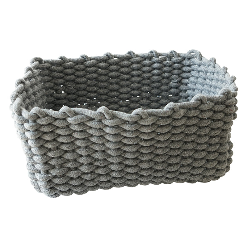 Handcrafted Haven Cotton Rope Storage Basket