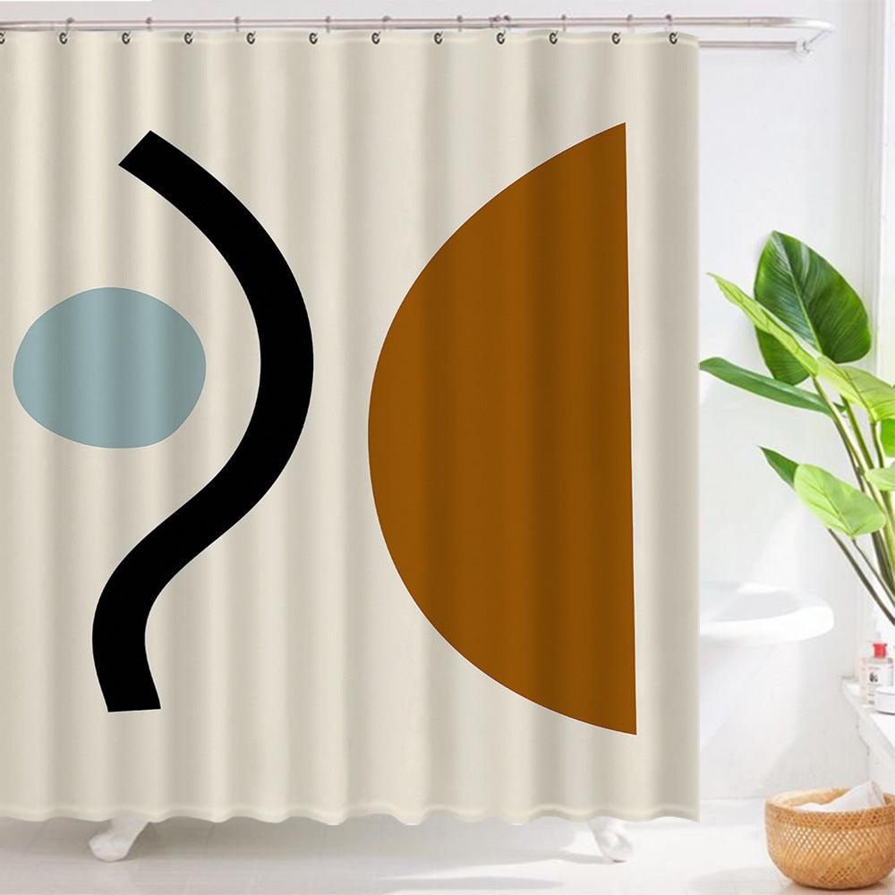 Geometric Spectrum: Colourful Shower Curtain