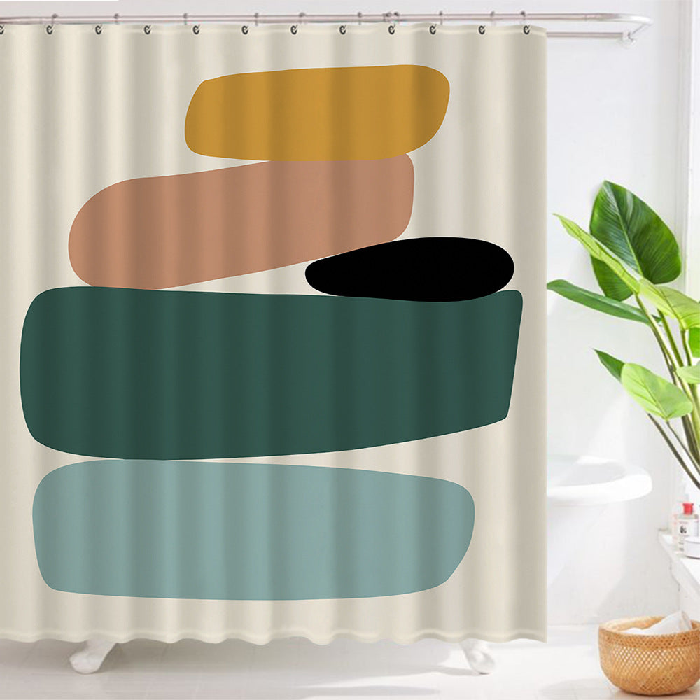 Geometric Spectrum: Colourful Shower Curtain