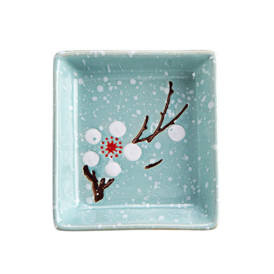 Blossom Bites: Cute Cherry Blossom Ceramic Sauce Dishes