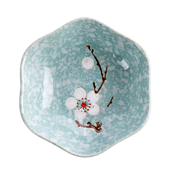 Blossom Bites: Cute Cherry Blossom Ceramic Sauce Dishes