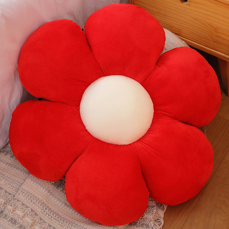 Blooming Comfort: Flower Plush Cushion