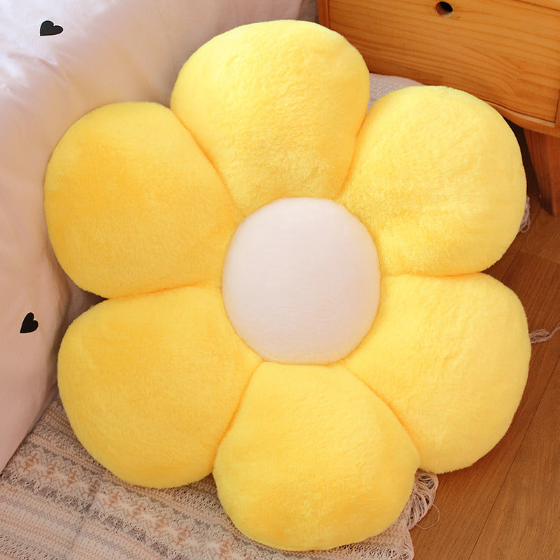 Blooming Comfort: Flower Plush Cushion