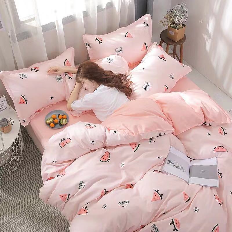 Cute Cartoon Printed Bedding Set