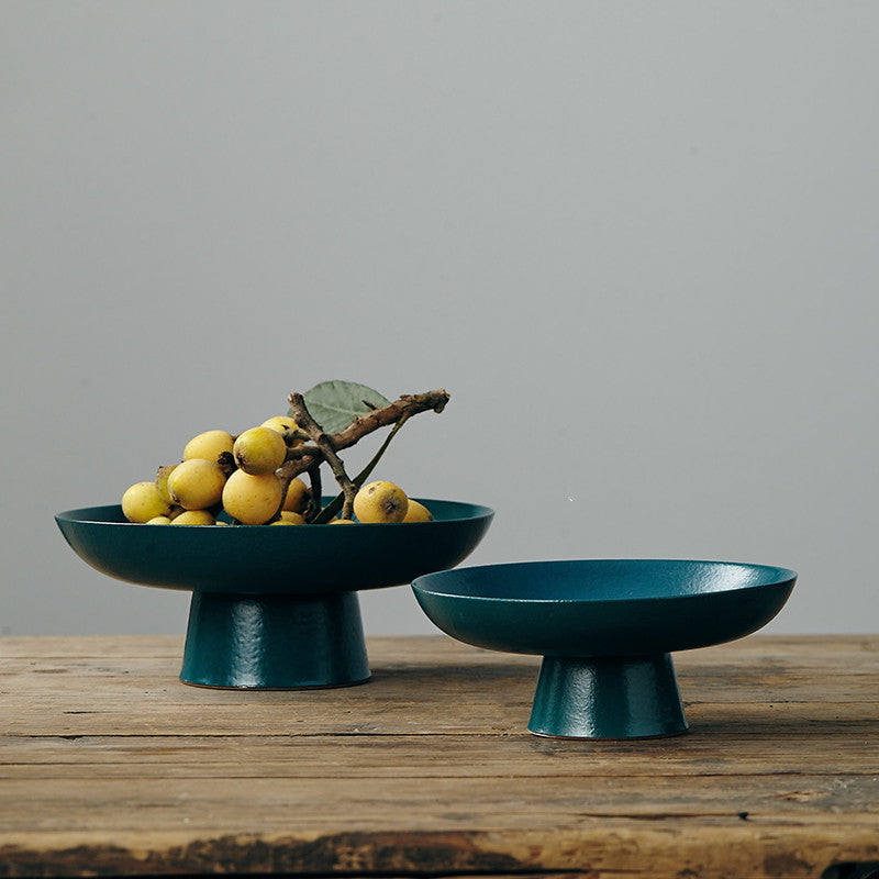 Japanese Zen Stoneware Fruit Plate