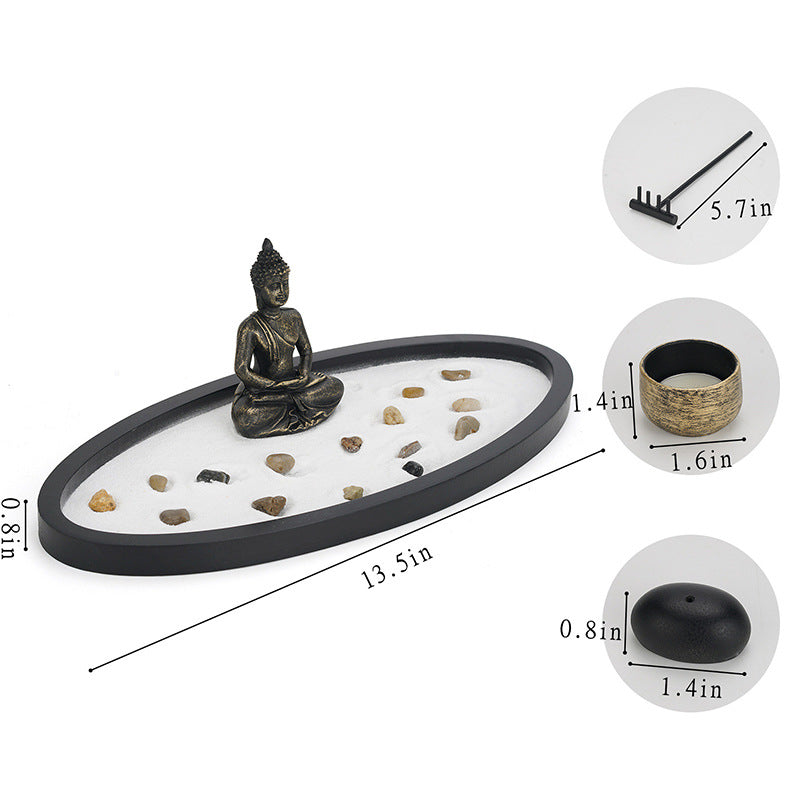 Buddha Statue Decoration Candle Holder