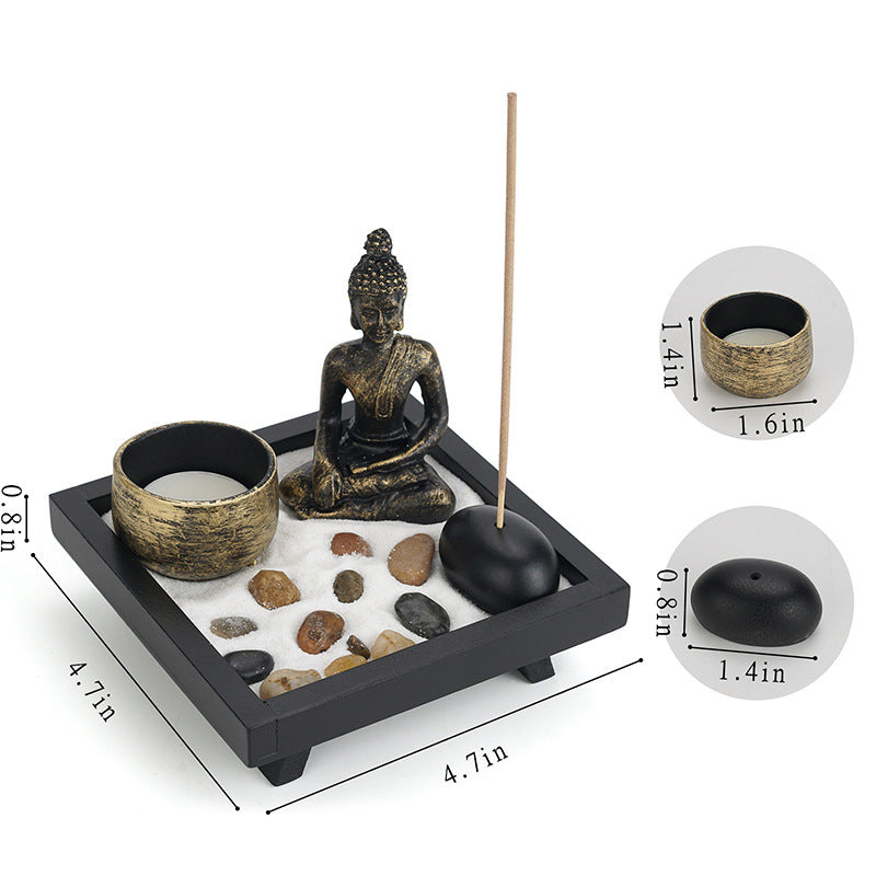 Buddha Statue Decoration Candle Holder