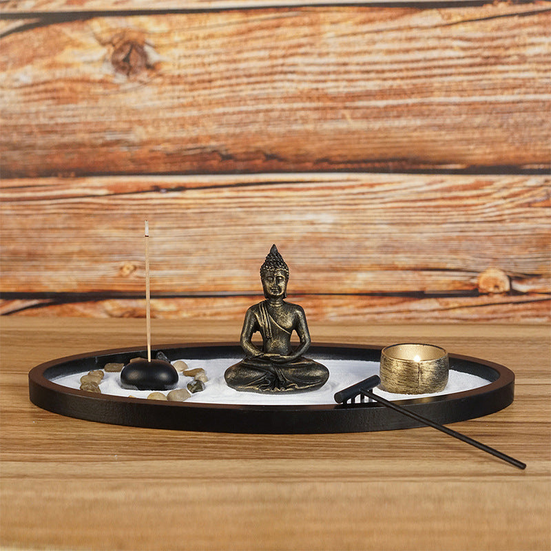 Buddha Statue Decoration Candle Holder