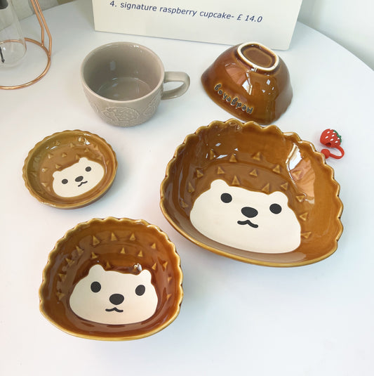 Hedgehog Haven: Ceramic Tableware