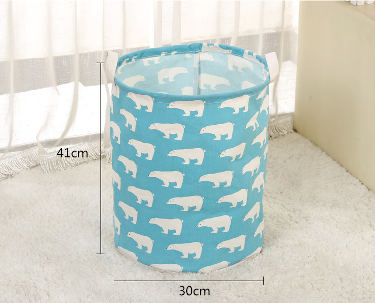 Flexi Fold: Foldable Linen Laundry Basket