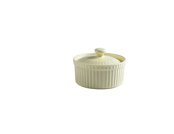 Pastel Hue Ceramic Baking Bowl with Lid