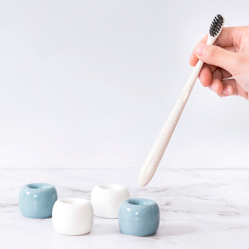 Ceramic Oasis: Toothbrush Holder