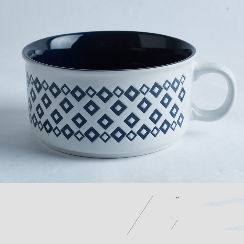 Quirky Oversized Ceramic Cup and Bowl Set