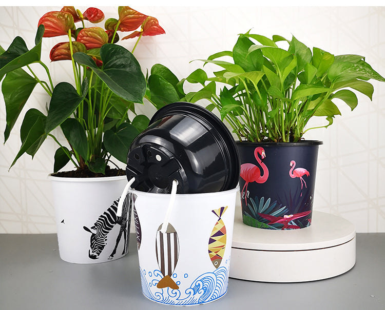 Whimsy Print Plant Pots