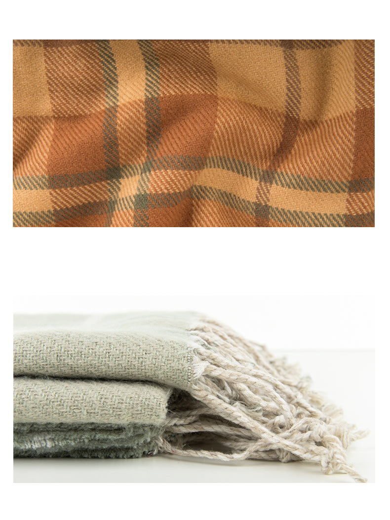 Cozy Cabin Plaid Throw