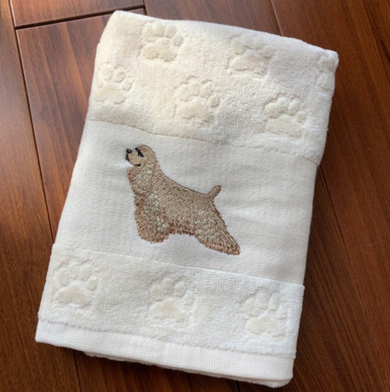 Pawsome: Dog Embroidered Towels