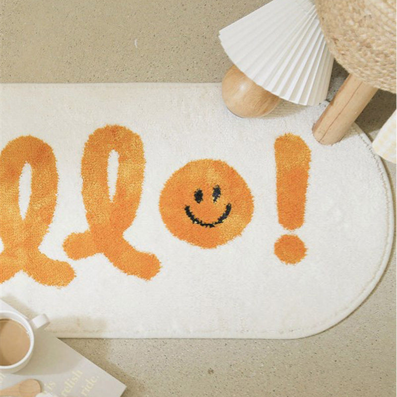 Cute Cartoon Pattern Bedside Rug