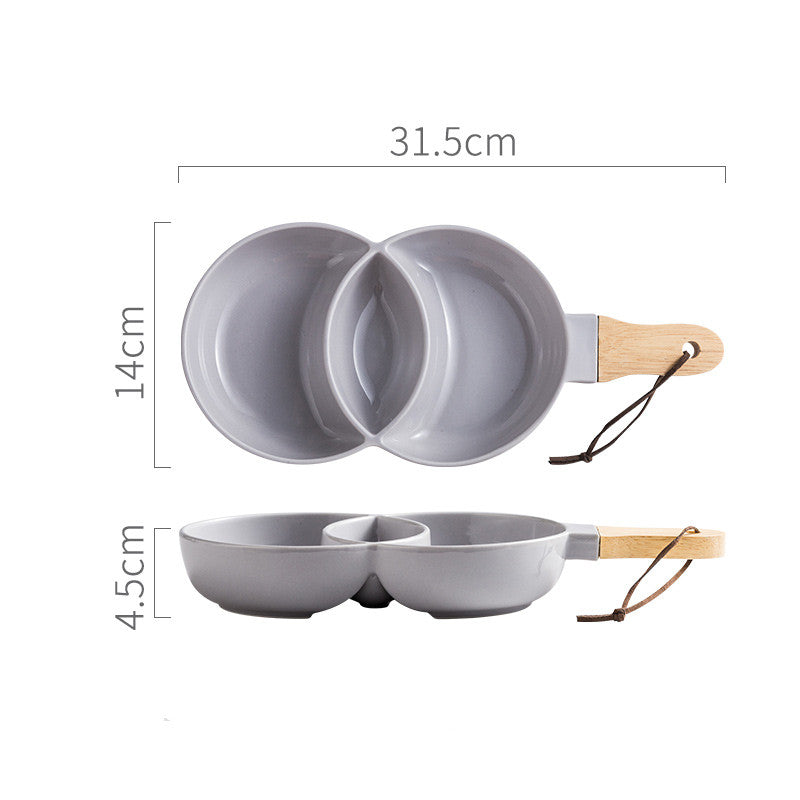 Pure Elegance: Porcelain Serving Dish