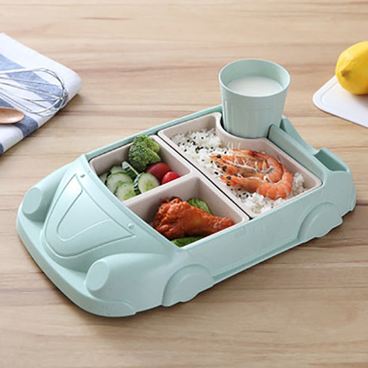 Zoom Zest: Fun Car-Shaped Tableware for Kids