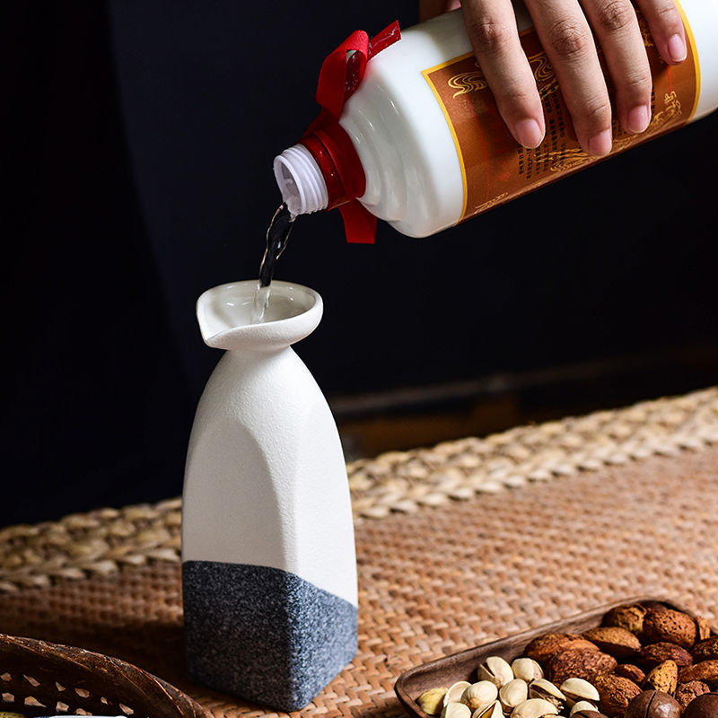 Ceramic Carafe and Glasses Set