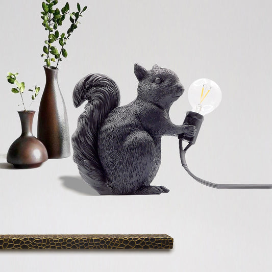 Whimsy Glow Squirrel Table Lamp