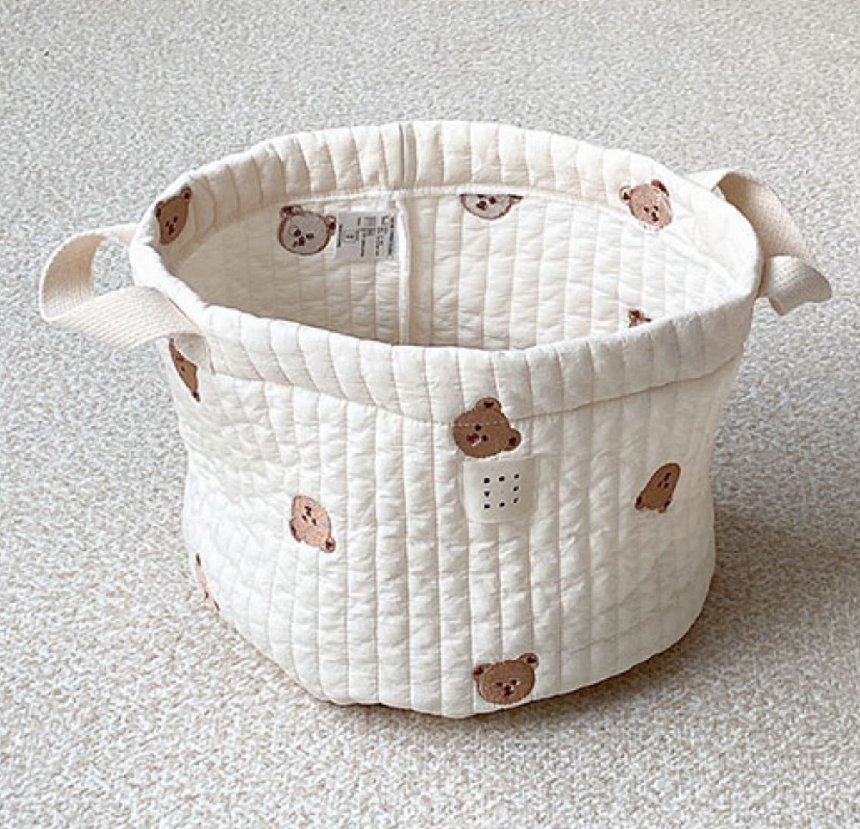 Cotton Cubbies Bear Toy Storage Bag