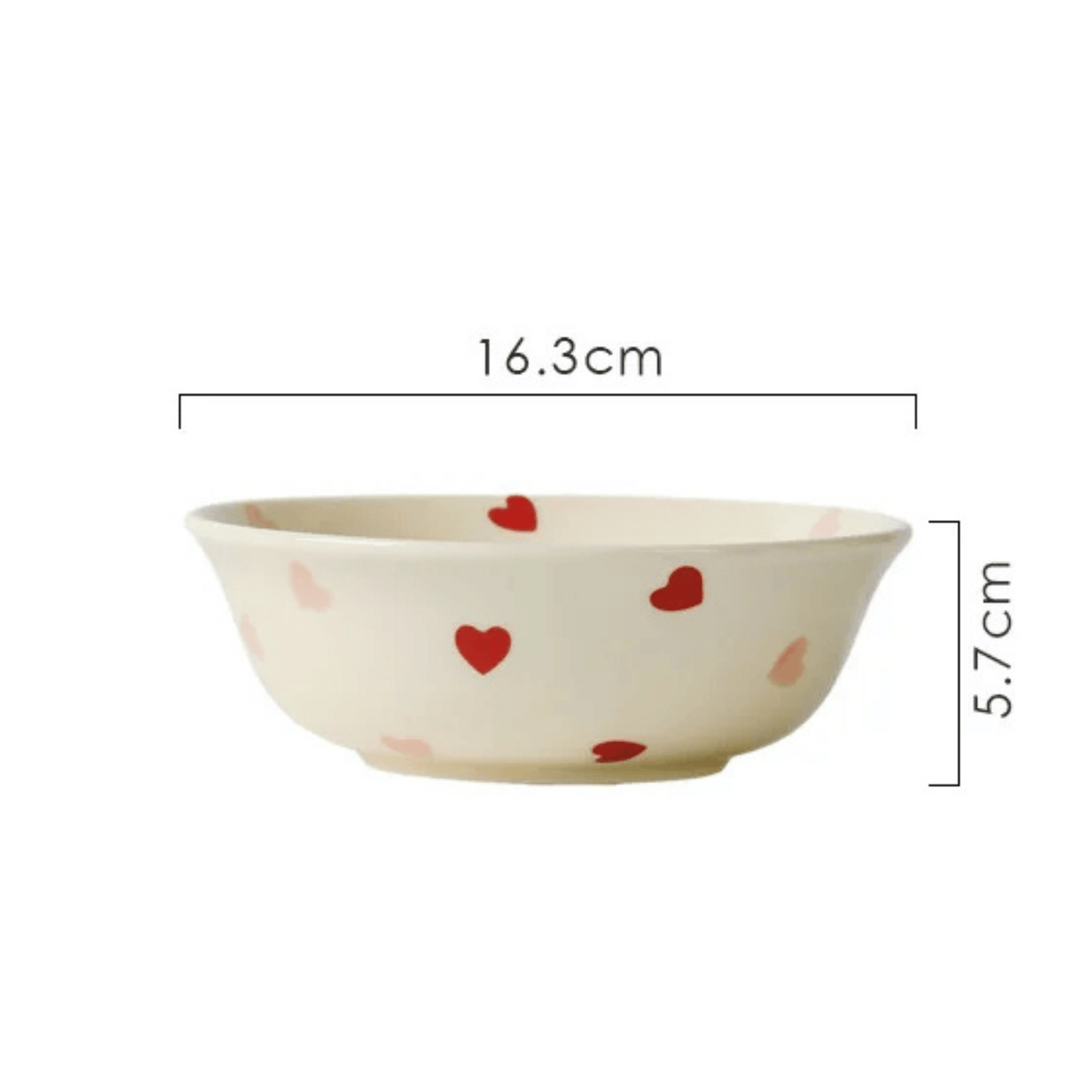 Heartfelt Dining: Heart-Themed Dinnerware Set