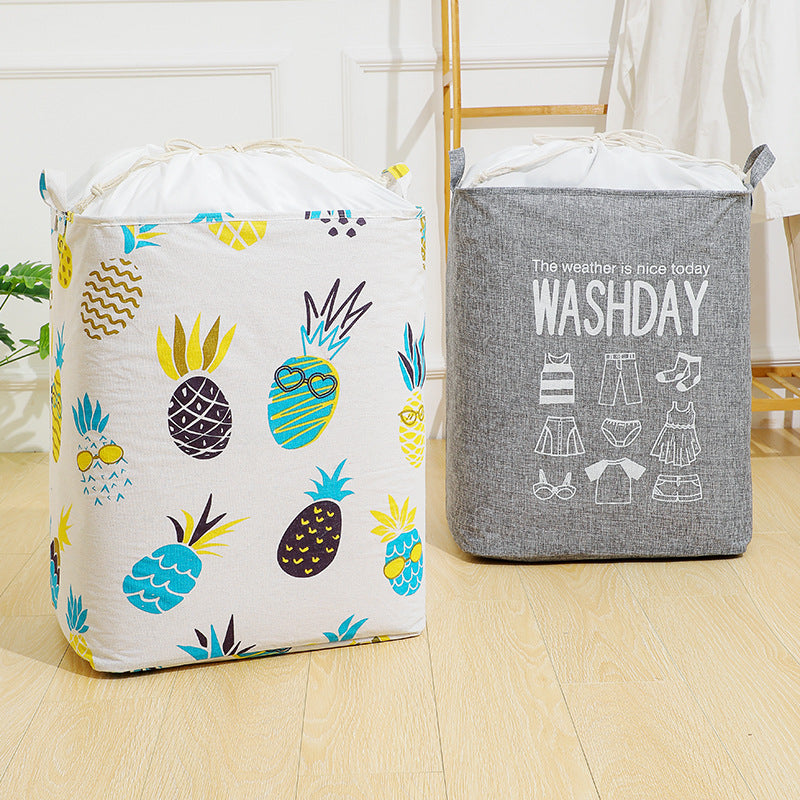 Whimsical Cotton Laundry Baskets