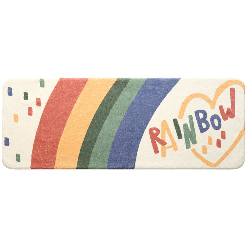 Rainbow Dreams: Cute Cartoon Children's Rug