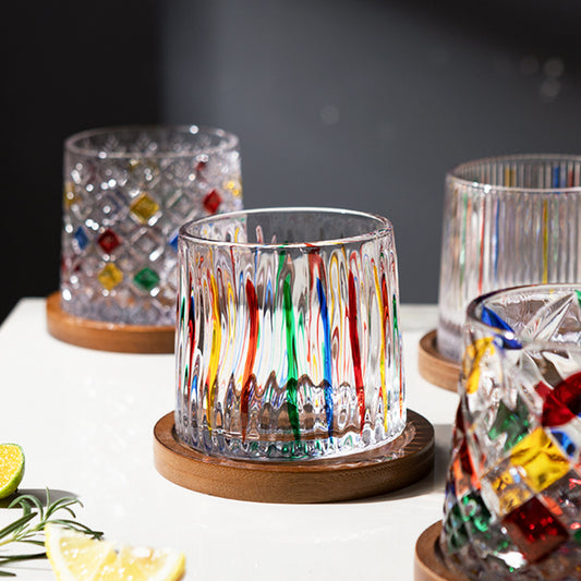 Artisanal Stroke Glass Tumblers