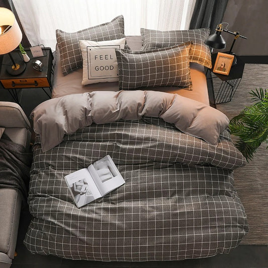 Checker Dreams: Checked Bedding Set