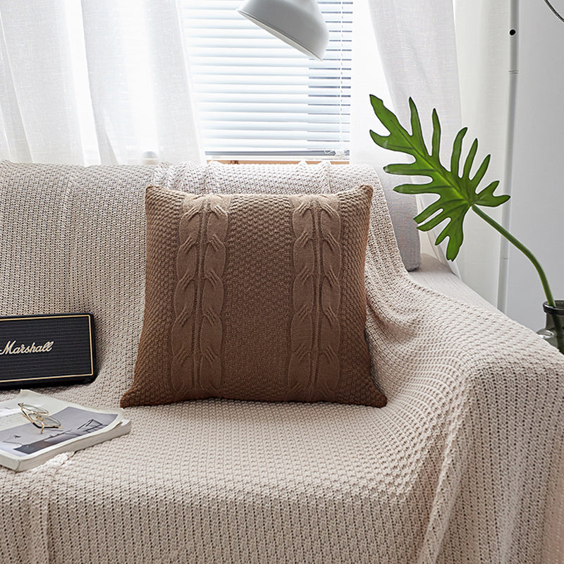 Rainbow Woolen Bliss: Colourful Wool Cushions