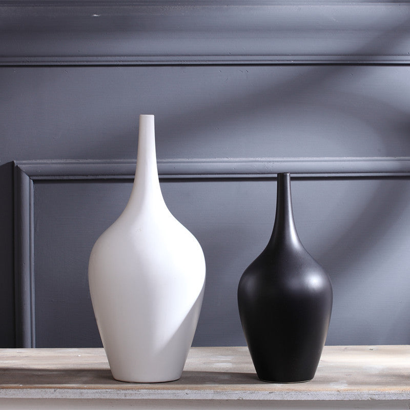 Monochrome Majesty: Tall Vases