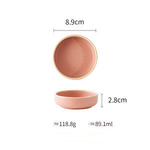 Pure Color Matte Ceramic Plate