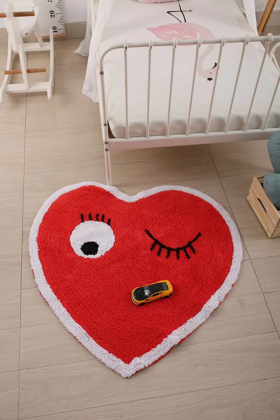 Winking Heart Rug