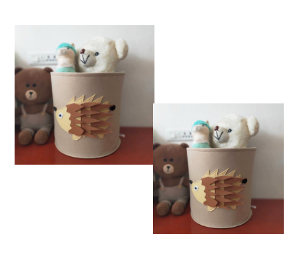 Creature Comforts: Cartoon Animal Felt Storage Basket