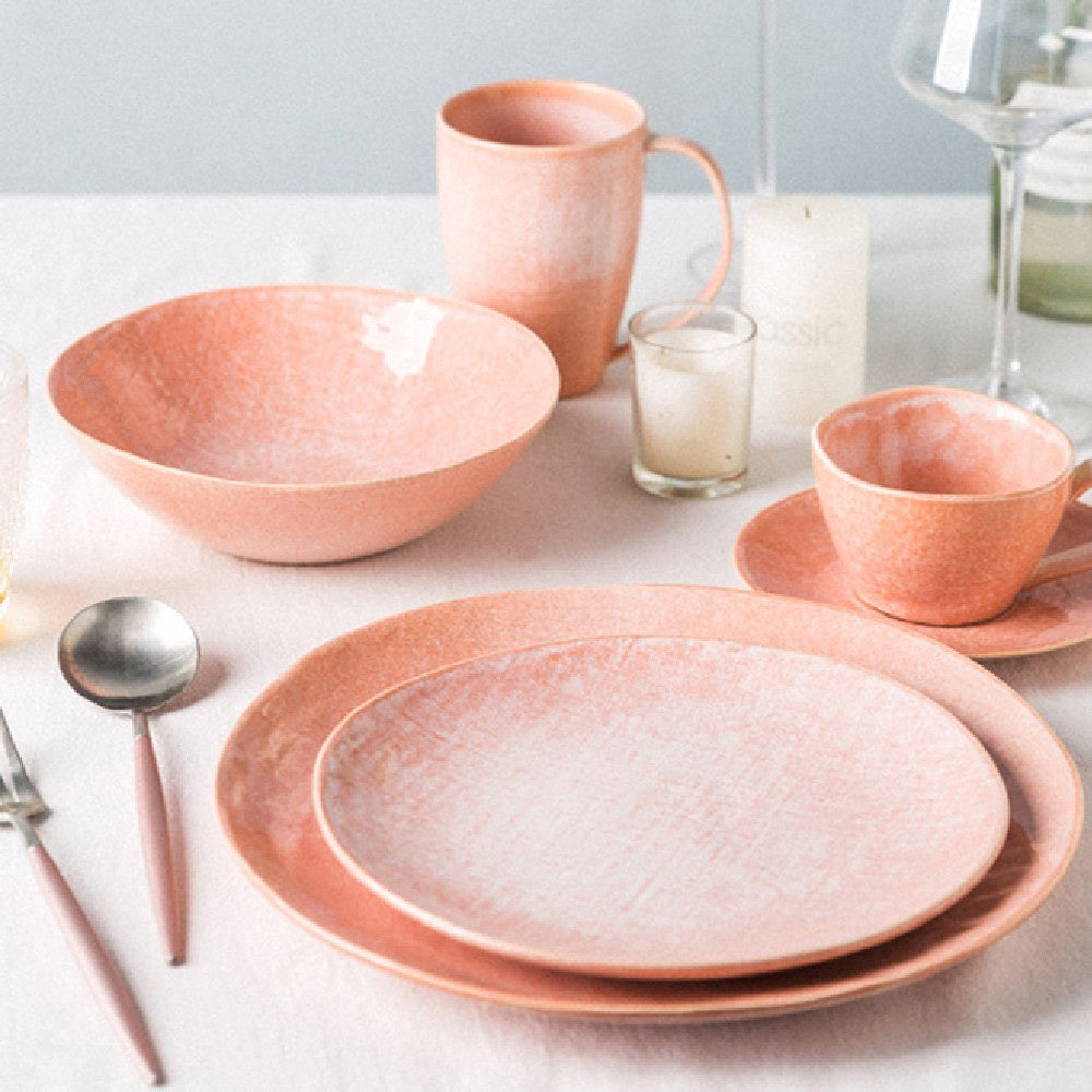 Sakura Blush: Japanese Textured Plates