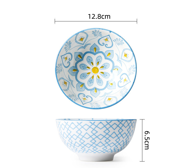 Printed Patterned Ceramic Tableware