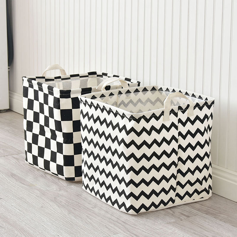 Mono Fold: Monochrome Foldable Laundry Baskets