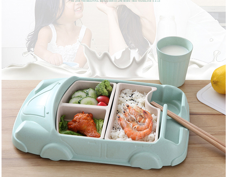 Zoom Zest: Fun Car-Shaped Tableware for Kids