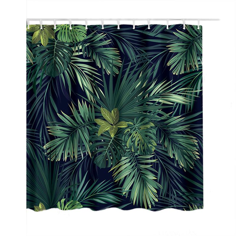 Leafy Haven: Printed Shower Curtain